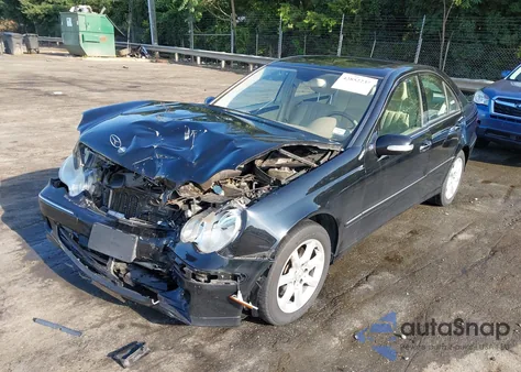 2007 Mercedes-Benz C 280 Luxury 4Matic из США, поврежденный, VIN WDBRF92H57F887369